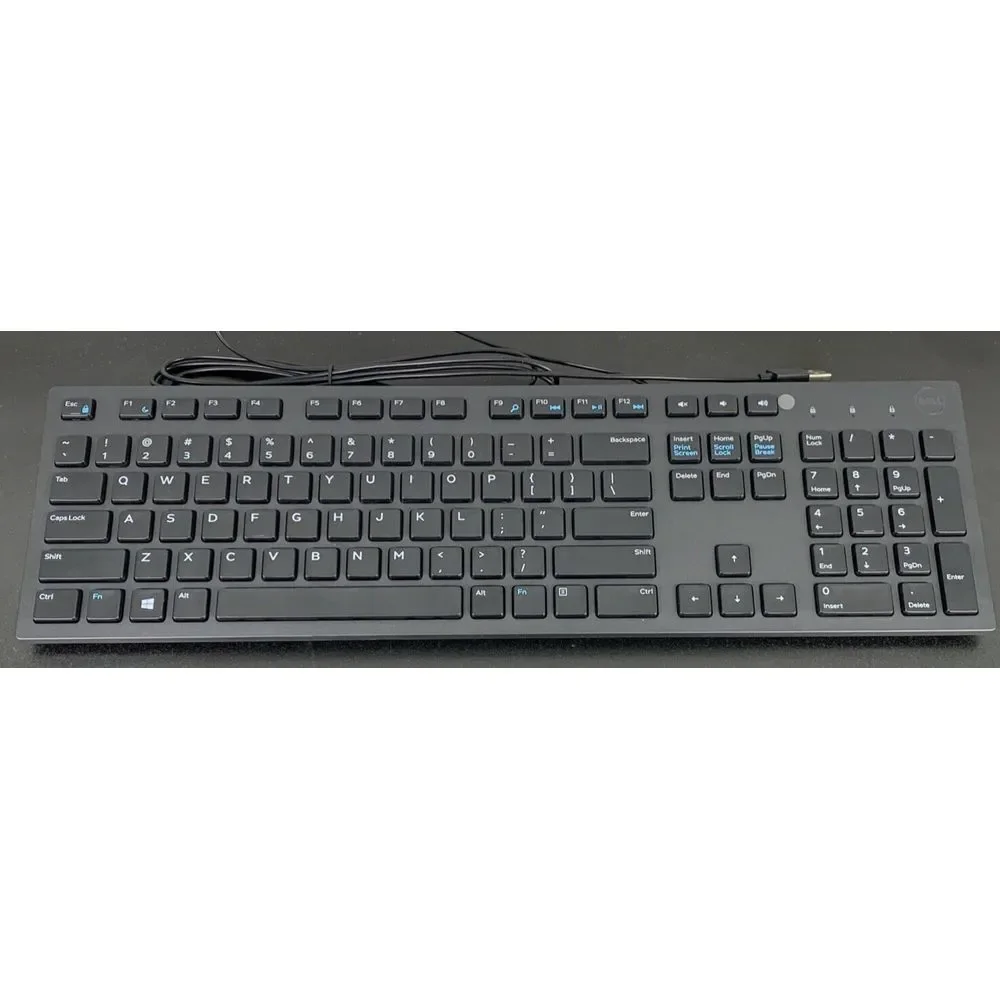 LOT Of 2‎ Bundle Dell 580-ADMT KB216 Wired Keyboard - Black